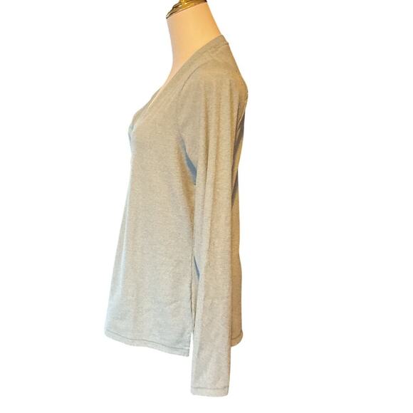 Athleta Women’s Uptempo Ribbed Henley Long Sleeve. Green. Size Large. - Picture 2 of 8